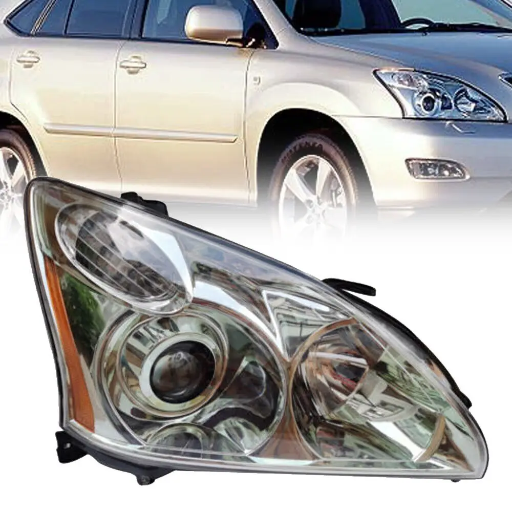 

Right Passenger Side Headlight For 04-09 Lexus RX330 RX350 RX400h 811100E010
