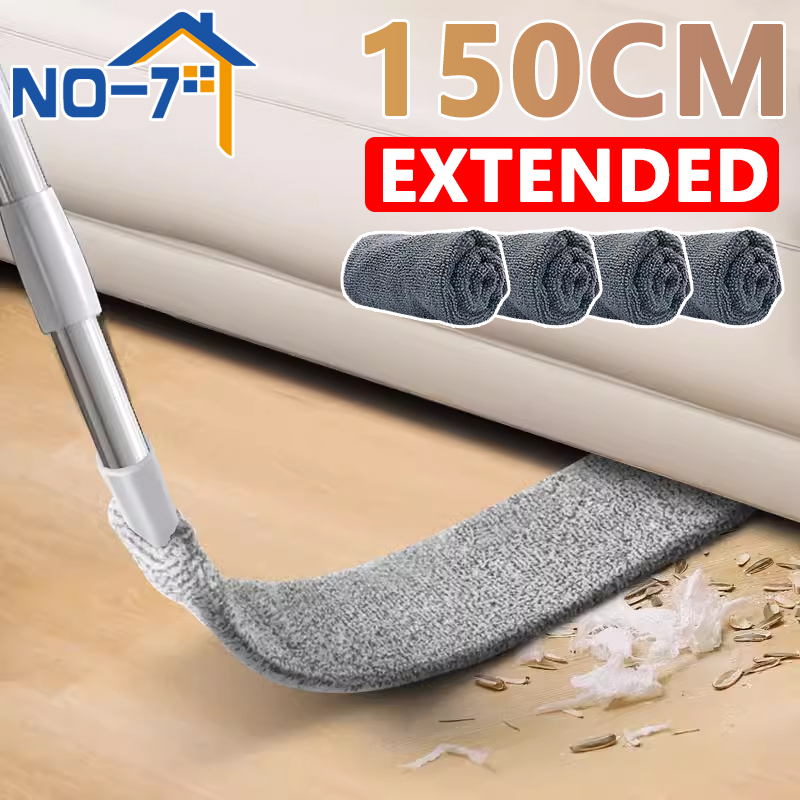 Dust Removal Dusters Extendable Telescopic Duster Long Handle Mop Extra Flat Push Broom To Clean Under Furniture Feather Brush