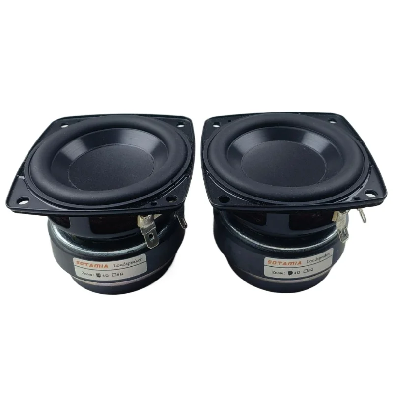 SOTAMIA 2Pcs 2.75 Inch Full Range Speaker 4 Ohm 20W HiFi Music Bluetooth Speaker Audio Home Theater Sound Loudspeaker For JBL