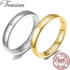 Trumium 2/ 4/6mm 925 Sterling Silver Ring High Polish Plain Dome Wedding Band Comfort Dropshiping 1