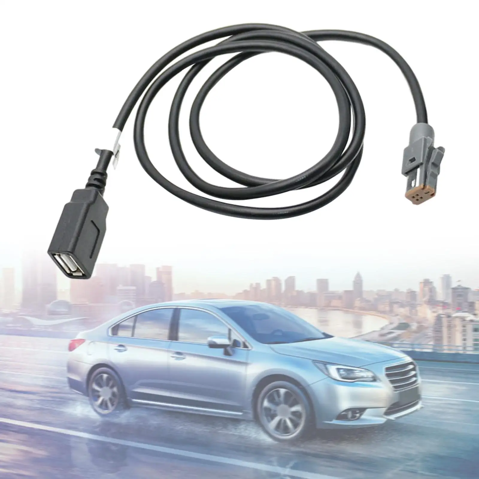 

Автомобильный AUX аудио/черный/USB 2,0/соединитель шнура/для 2015 года