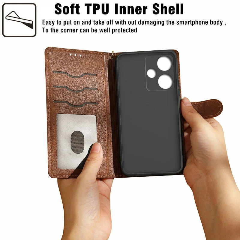 Premium Flip Cover Wallet Case for Infinix Hot 30 Series