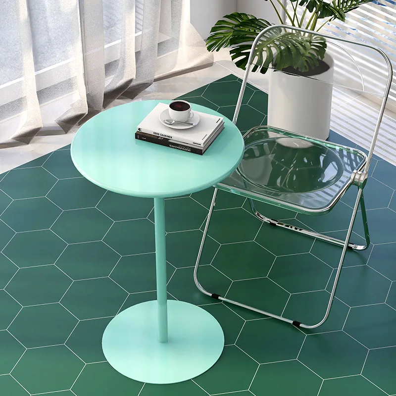 Coffee Table Creative Small Round Industrial Style