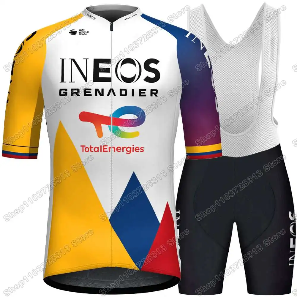 2025 INEOS Grenadiers Cycling Jersey Set Colombia Champion Men