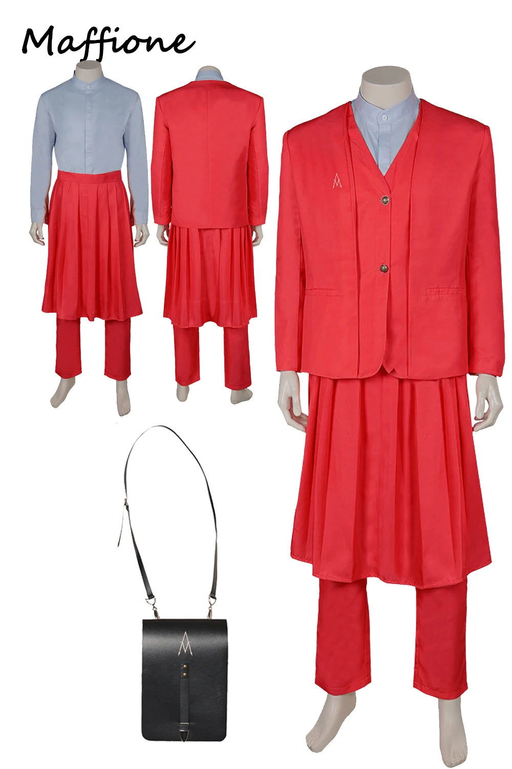 

Coriolanus Snow Cosplay Red School Uniform Men Fantasy 2023 Movie Hunger Cosplay Game Costume Disguise Halloween Fantasia Outfit