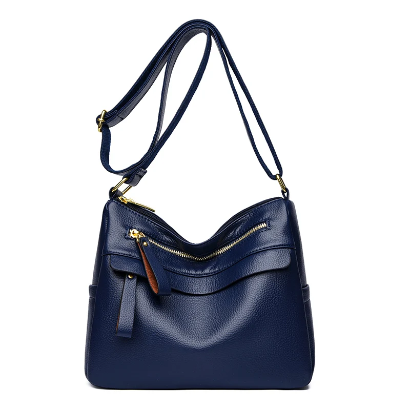 thumbnail image 1 of Bolsos multifunción para mujer, con muchos bolsillos, de piel de marca, de lujo, de diseñador, de gran calidad, para hombro y bandolera, 1 of 5