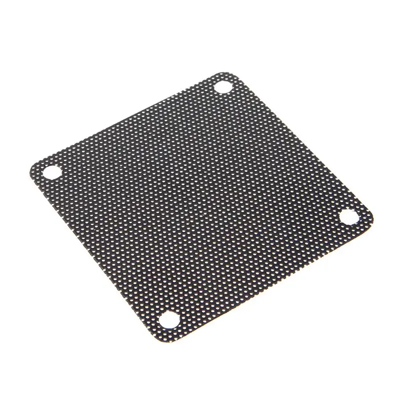 Pc fan protector 5PCS PVC Fan Dust Filter PC Dustproof Case Cuttable Computer Mesh Cover 40mm 50mm 60mm 70mm 80mm 90mm 120mm 140mm Mesh Black