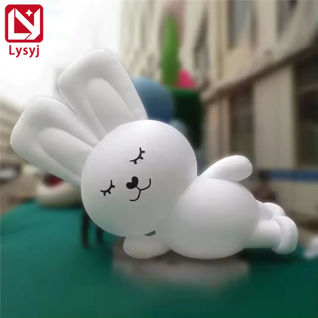 4M-Giant-Inflatable-Cartoon-Easter-Bunny-Air-Blow-Sleepy-Rabbit-Animal ...