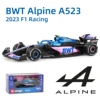 Bburago 1:43 BWT Alpine 2023 A523 #10 #31 F1 Racing Formula Car Static Simulation Diecast Alloy Model Car 1