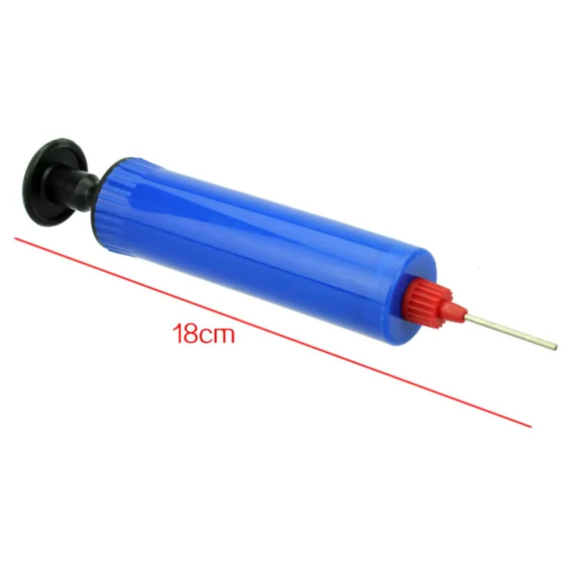 Mini Inflator Plastic Football Soccer Inflatable Ball Hand Air Pump Soccer Basketball Inflator Needle Balls Portable Pump