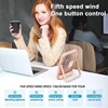 New Small Fans Handy Rechargeable Long Life Ultra-thin Desktop Fan Large Wind Super Quiet Folding Handheld Table Fan 5
