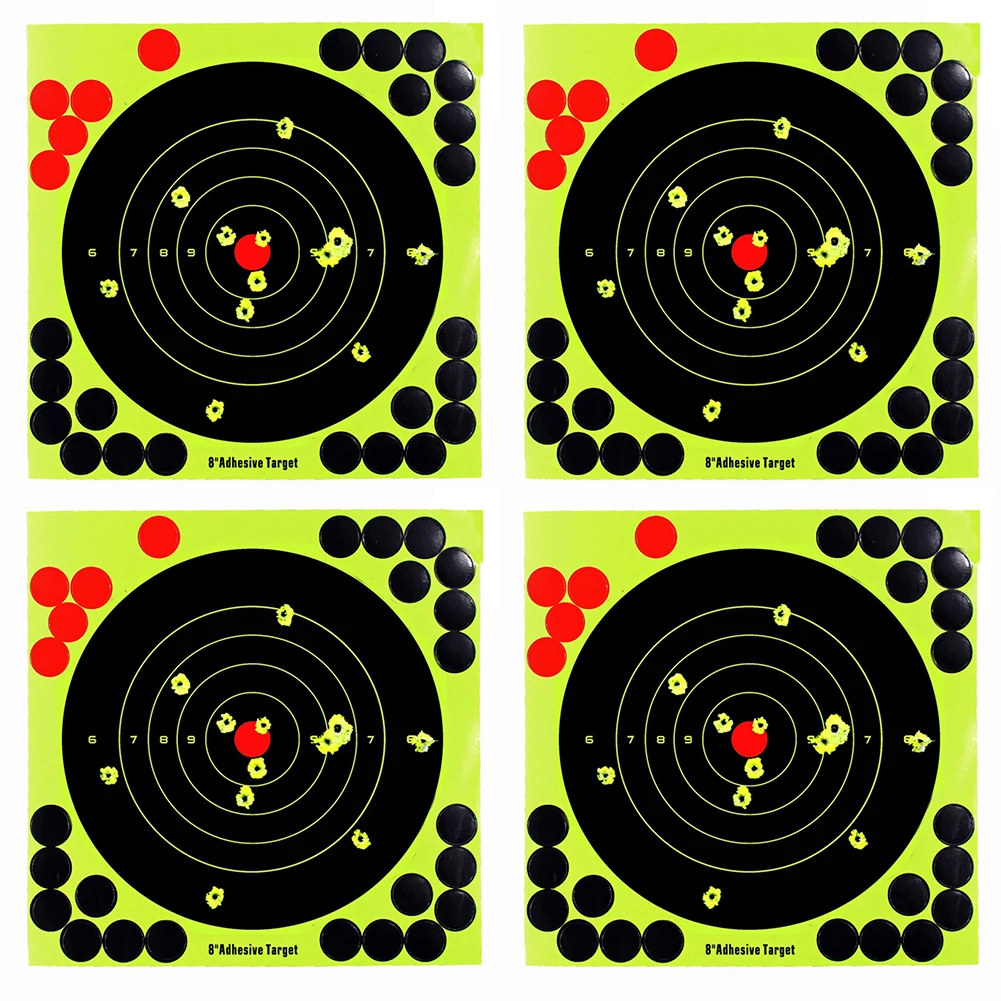 8-inch splatter target adhesive stickers 10/20/30/40/50PCS shooting targets stickers for competition practice