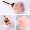 Flower Nail Brush For Manicure Rose Nail Art Brush Nail Accesories Tools Popular Round Small Gel polish Dust Cleaning Brushes 6