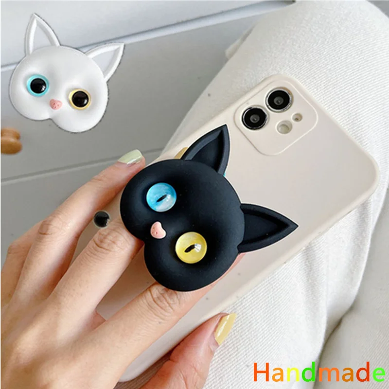 Finger Mobile Phone Holder Grip Tok Accessories Cellphone Exquisite Handmade Expanding Ring Griptok Support for Phone Telephone