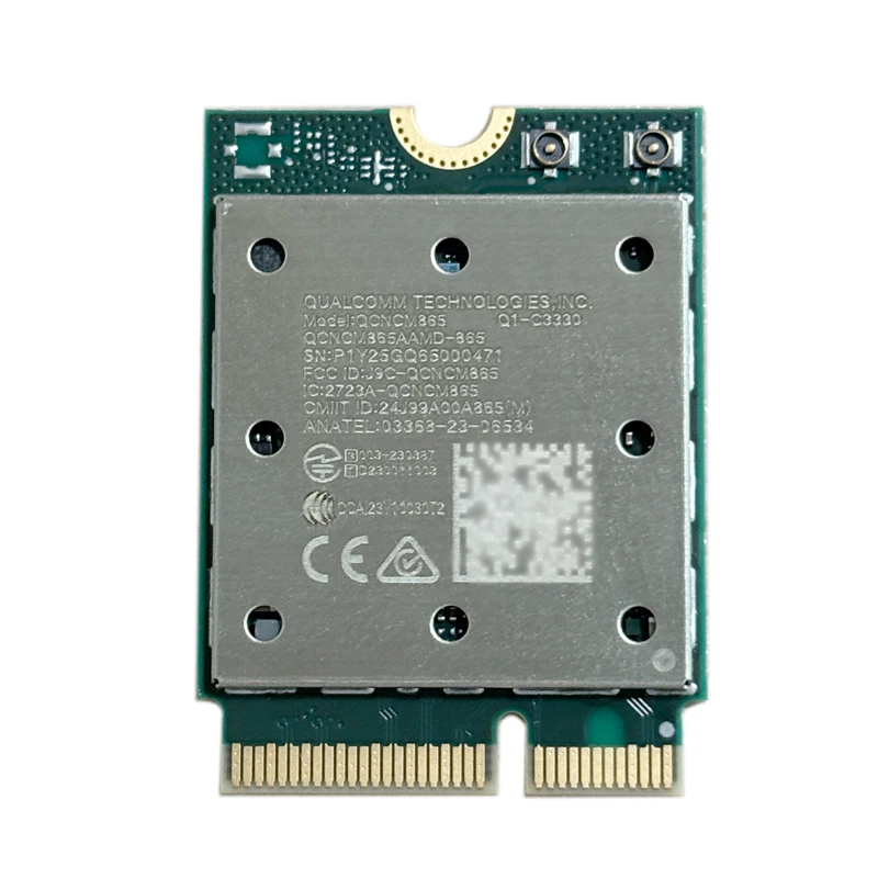 WiFi 7 QCNCM865 WI-FI 7 BT 콤보 모듈 Bluetooth 5.3 최대 5.8Gbps(4K QAM, Wi-Fi 7, Wi-Fi 6E, Wi-Fi 6 802.11ax 포함)