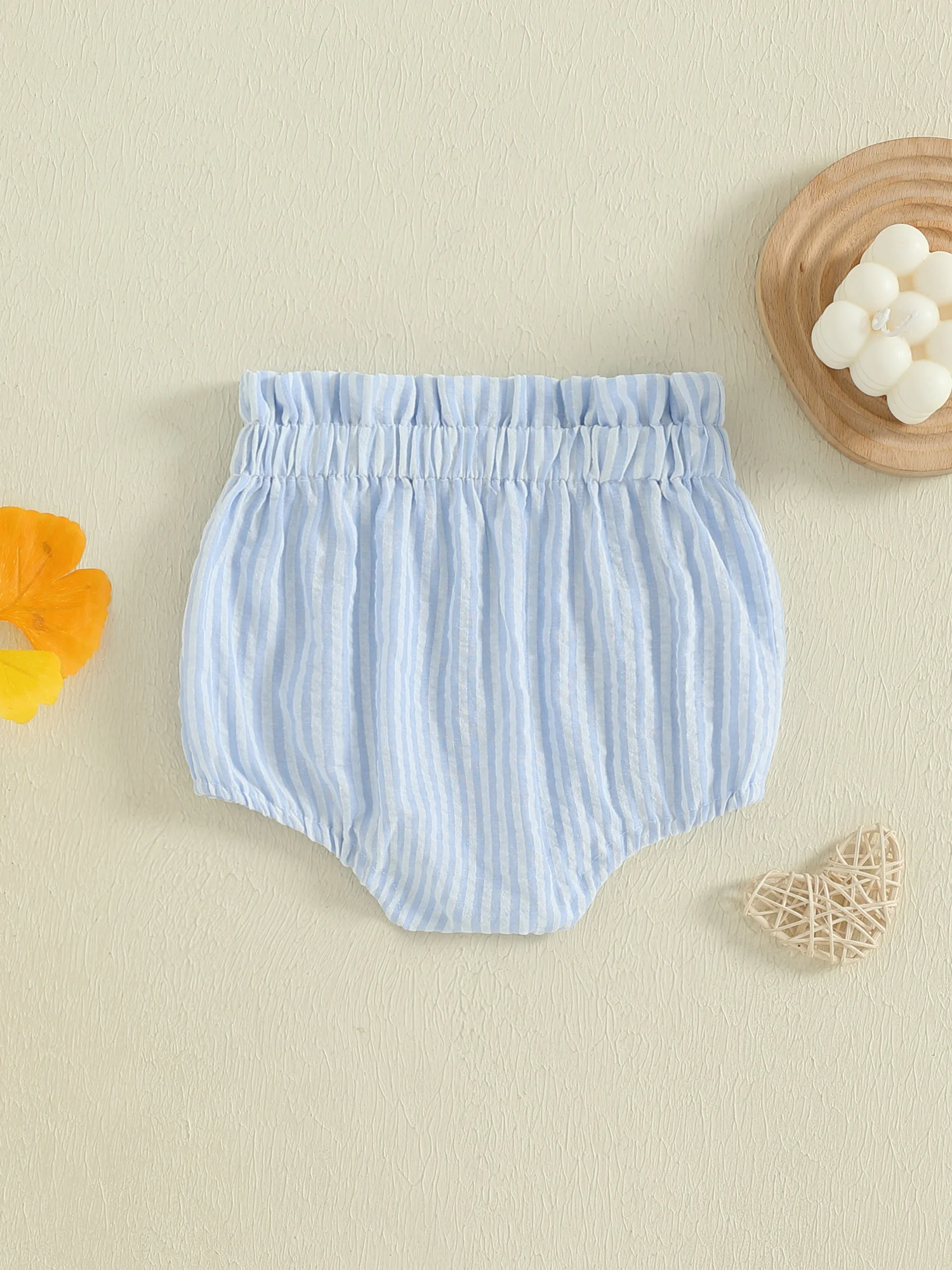 Description Picture 6 of itemCitgeett Summer Infant Baby Girls Boys Casual PP Shorts Elastic Waistband Striped Shorts Casual Clothes