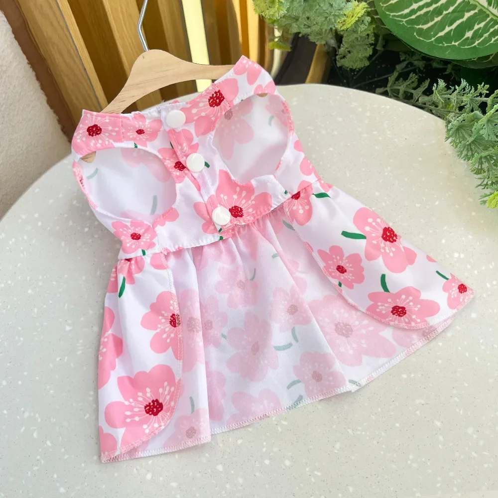 Dog Dress Floral Princess Dress For Spring Summer Puppy