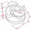 Multifunctional Bathroom Gifts for Feeding Resting Kids Sofa Baby Chair Seat Inflated Toys Inflatable Chair 5