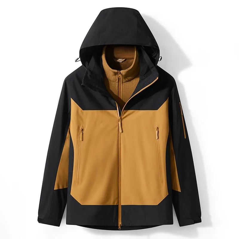 Jackets Man Male Winter Coat Corduroy Jacket Winter Jacket Trench Trekking Camping Withzipper Windbreaker Heavy Sports