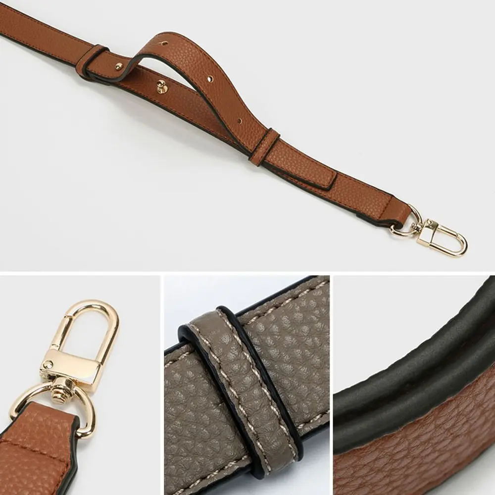 High-quality Genuine Leather Handbag Strap Shoulder Crossbody Bag Strap Modifications Wide Shoulder Strap Replacement Strap - 5