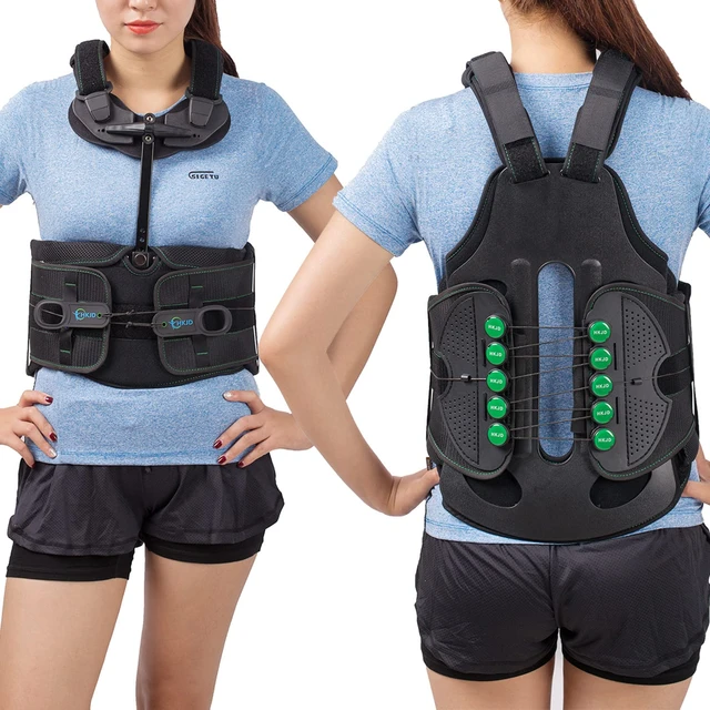 HKJD TLSO Fullbody Back Brace Support Thorax Lumbar Sacrum Orthosis