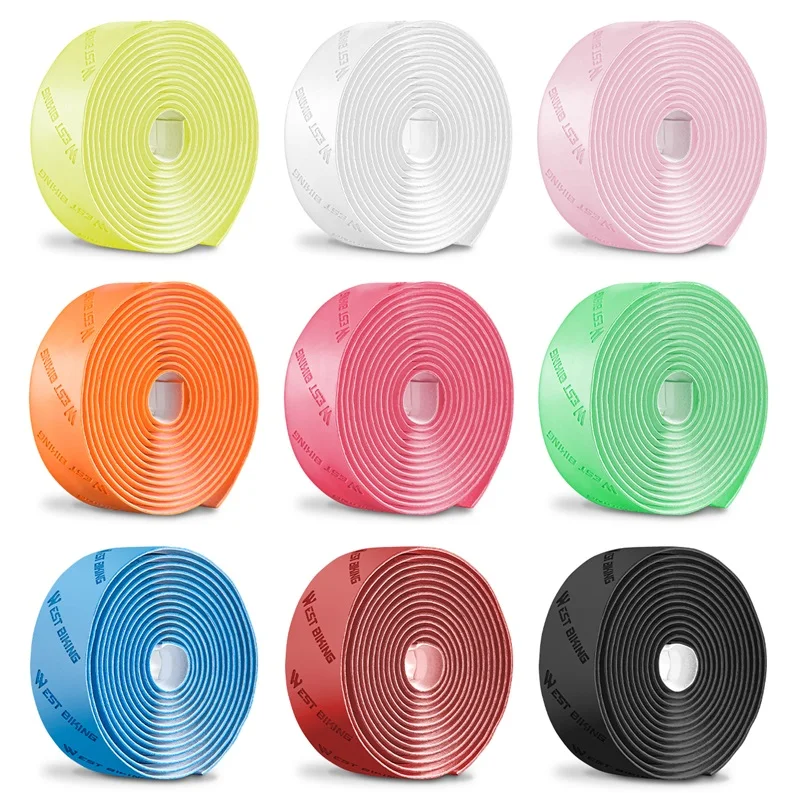 WEST BIKING Road Bike Handlebar Tape Lengthen MTB Road Bike Bar Tape Anti-Slip Shock-absorption Grip Bicycle Accessories bike handlebar tape