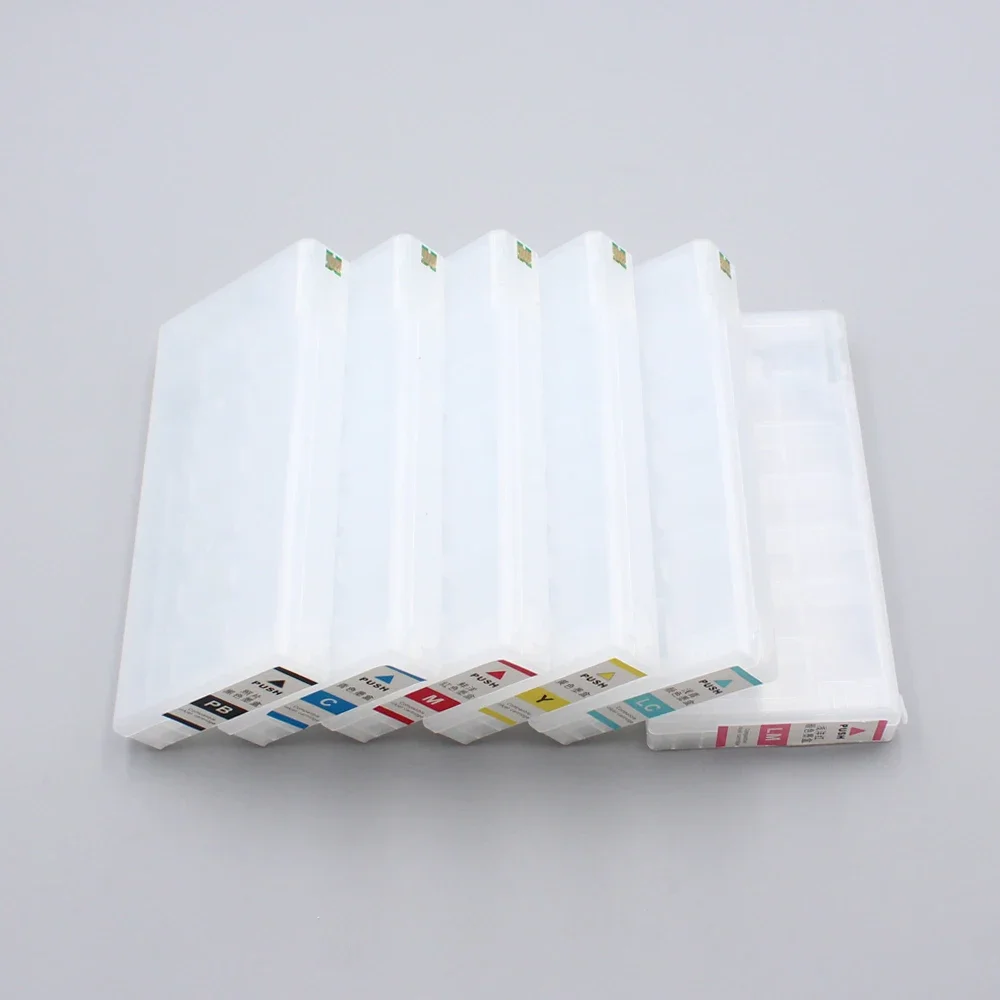 

275ml/pcs T7821-T7826 Empty Refillable Ink Cartridge With Chip For Epson SureColor D700 SL-D700 Printer