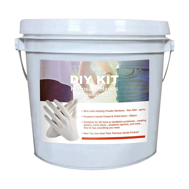 Keepsake Hands Casting Kit Souvenir Large Creative DIY Plaster Statue