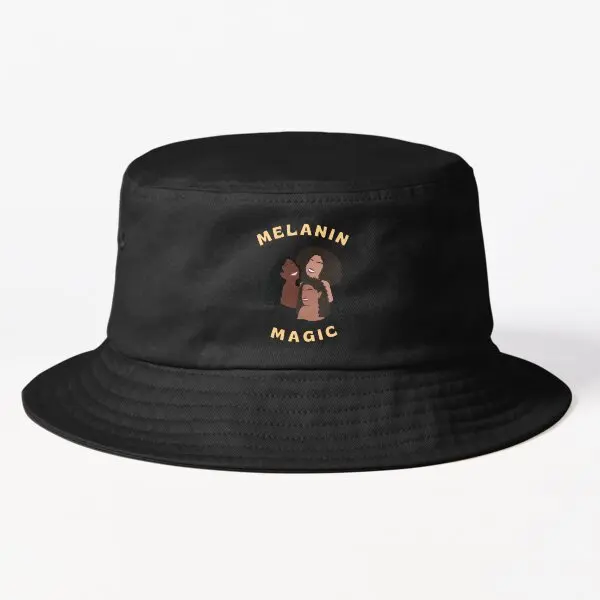 

Melanin Magic Bucket Hat Bucket Hat Black Mens Casual Summer Caps Fashion Sun Cheapu Hip Hop Sport Fish Spring Women Outdoor