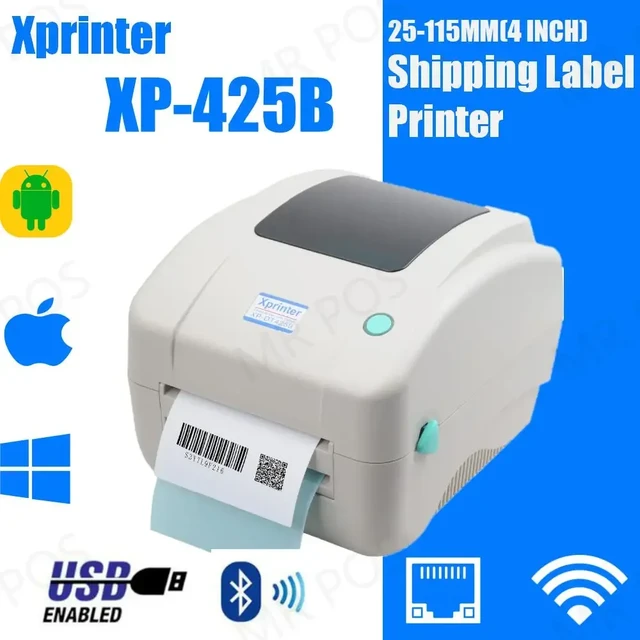 IMPRIMANTE CODE A BARRE THERMIQUE XPRINTER XP-DT 427B 4.25 - Vente