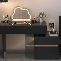 Coiffeuse avec miroir pour chambre à coucher, design moderne, style européen, mobilier de salon, mobilier d'hôtel, avec cloisons de séparation 6