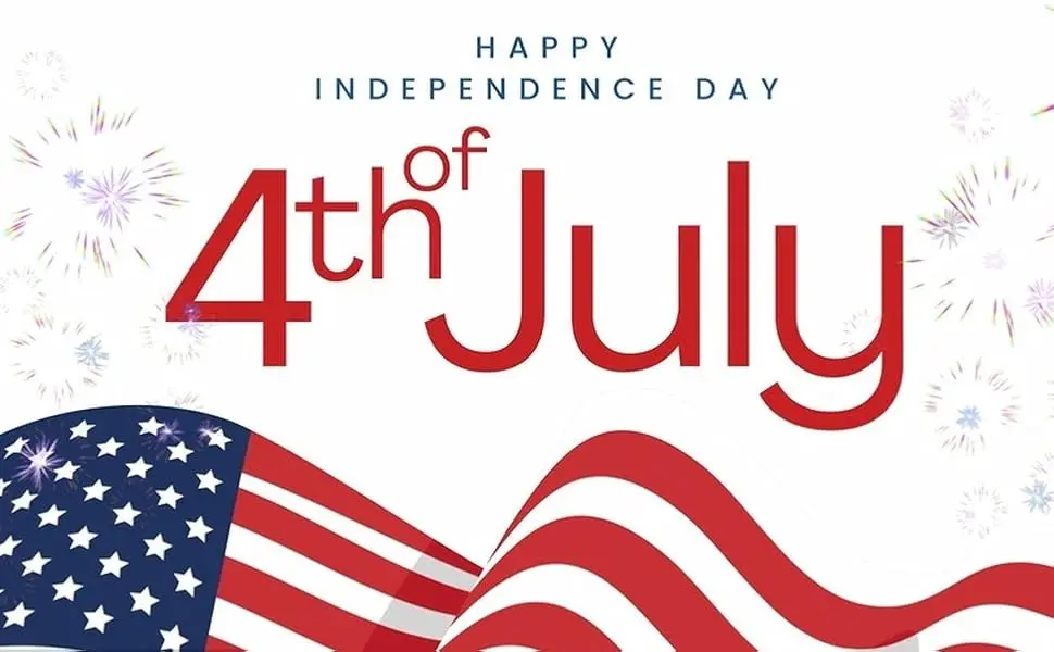 4th of july garden flag