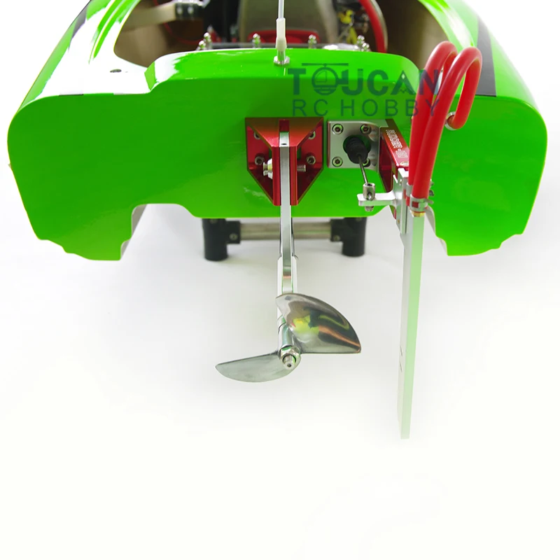 DTRC G26L Fiber Glass Gasoline ARTR-RC Boat Radio Servo Racing 26CC Speedboat Model Boy Toys Gifts THZH0247 5