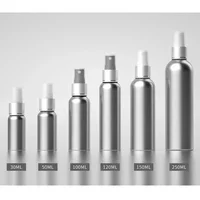 30ml/50ml/100ml/120ml/150ml/250ml Aluminum Empty Spray Bottle Mini Travel Refillable Perfume Cosmetic Container Sprayer Atomizer
