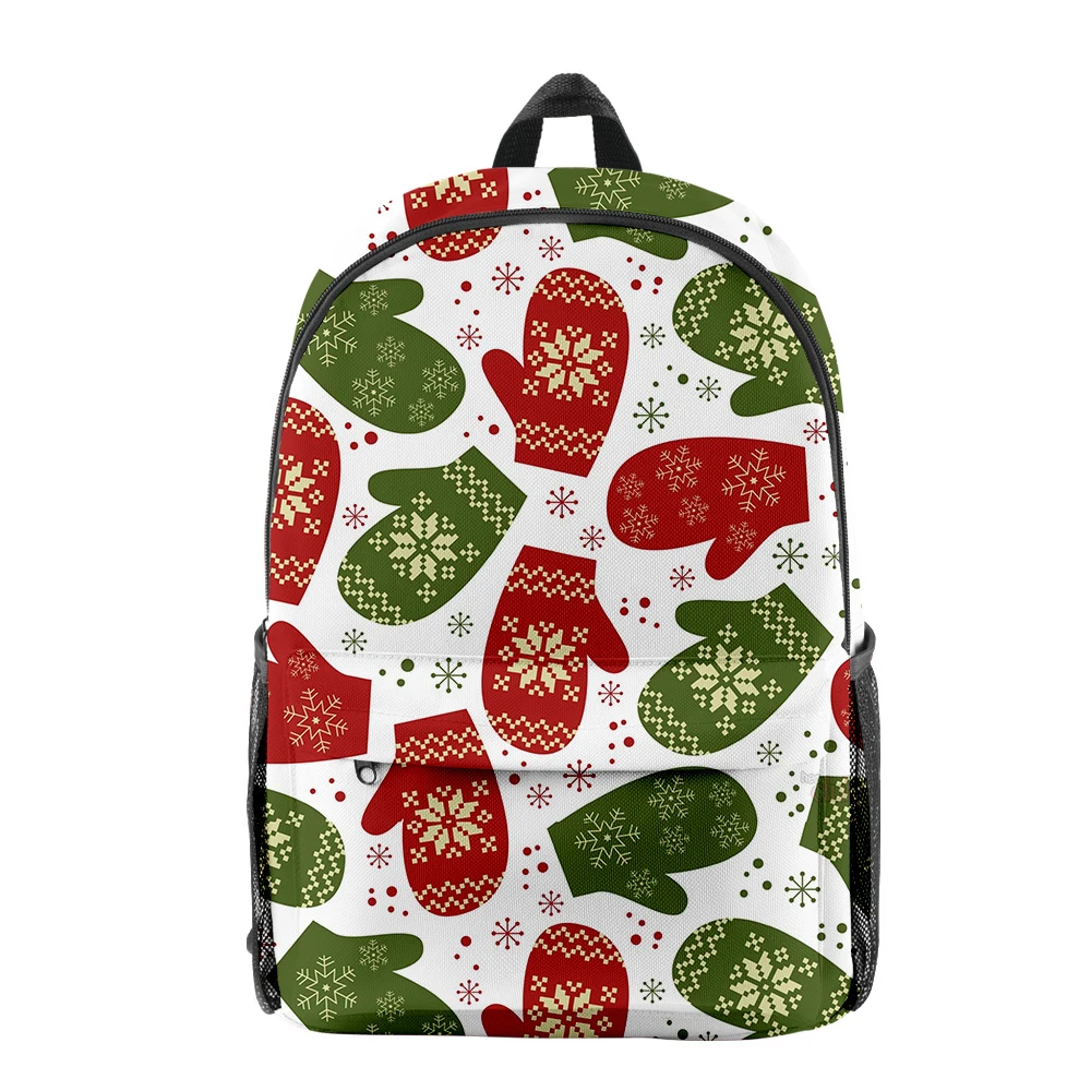 

Рюкзак для книг и ноутбуков в стиле хип-хоп, популярный водонепроницаемый дорожный рюкзак из ткани Оксфорд с 3D принтом для мальчиков и девочек, подарок на Рождество