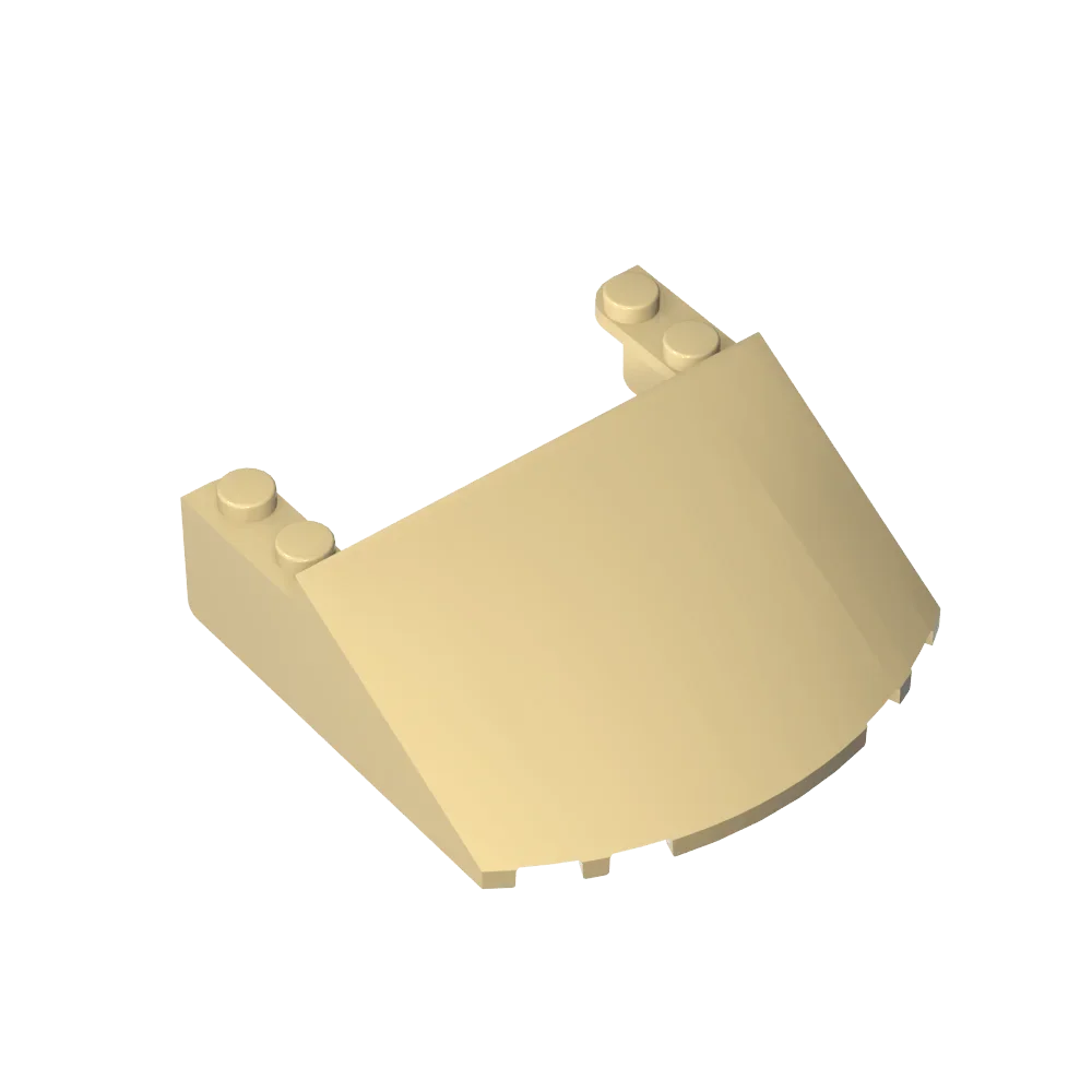 Gobricks Gds-21272 Parabrezza 6X6X1 2/3 Compatibile Con Lego 65632 Assemblaggi Building Blocks Giocattoli Per Bambini