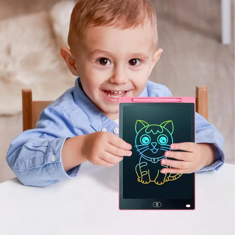LCD 드로잉 패드 휴대용 드로잉 쓰기 LCD 보드 학습 교육 장난감, 어린이 낙서 보드, 보육원 자동차 거실용
