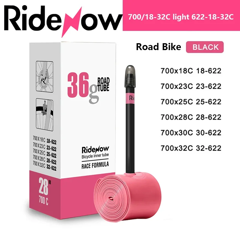 Super Lightweight TPU Road Bike Inner Tube with Presta Valve, 700x18-32C