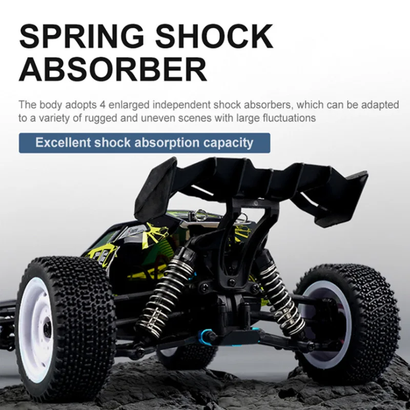 rc car with camera Wltoys RC Cars 2.4G Brushless High Speed Racing With LED 4WD Drift Remote Control Off-Road 4x4 Truck Toys For Adults And Kids remote control police car