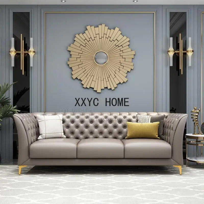 

Sectional Leisure Sofa For Large Villa Luxury All The European Minimalist Relaxing Upholstered Sofa Combination Home Furniture