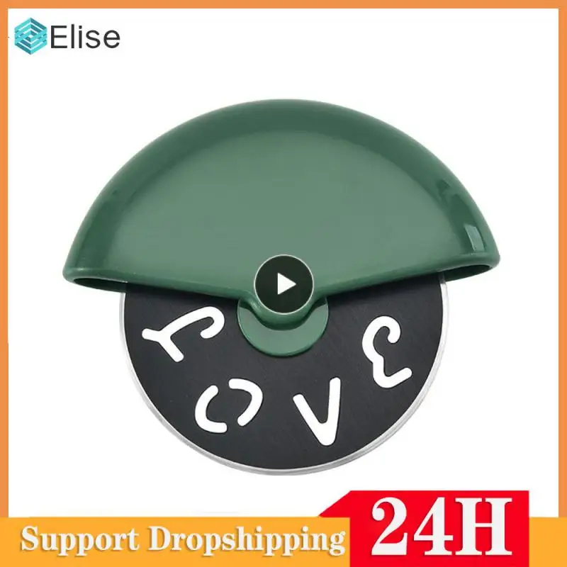 Baking Slicing Stainless Steel Pizza Cutter for Thin Crust