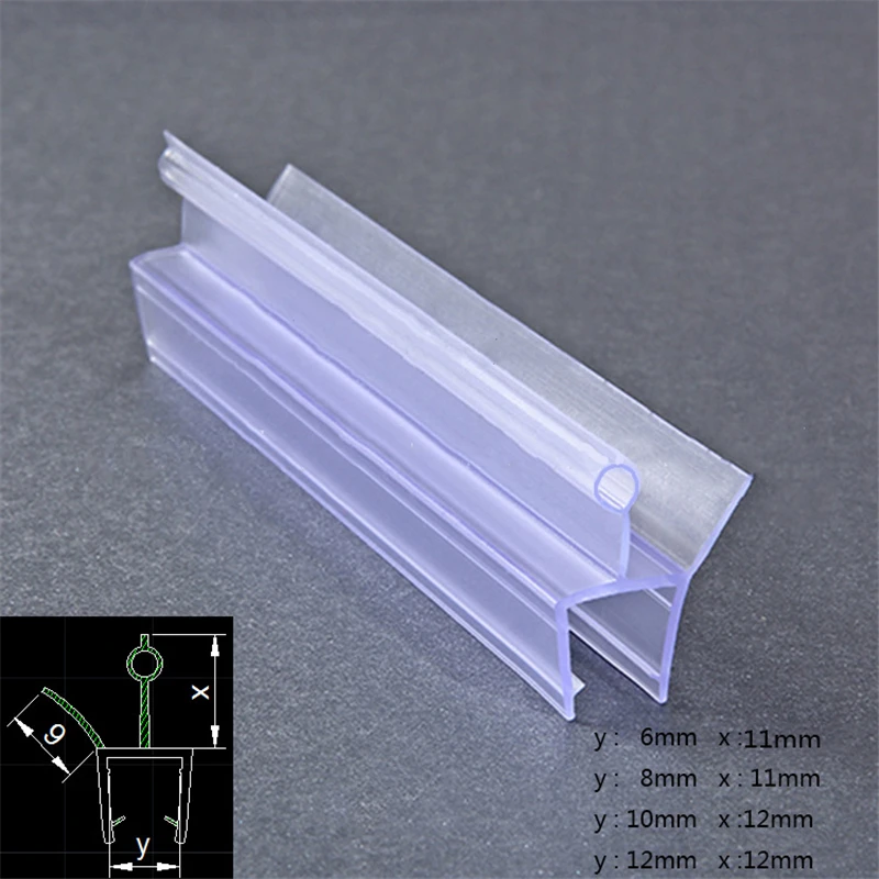 sem cola Porta Seal Strip, banho Seal