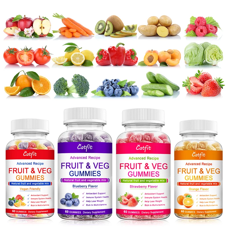 CatFitMultiVitaminFruitVegetableGummyGastrointestinalNursing