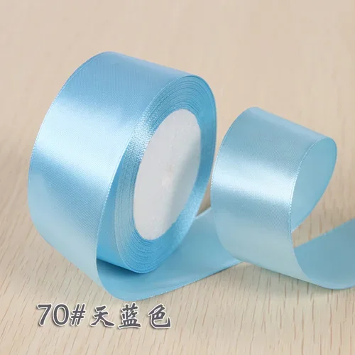 Luxurious Silk Satin Ribbon Roll for Gift Wrapping and Decorative Crafts – Multiple Widths Available