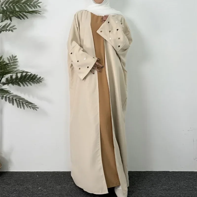 Open Front Embroidery Abaya S62ad88d8ace641288478cc3b1c40ae1eG