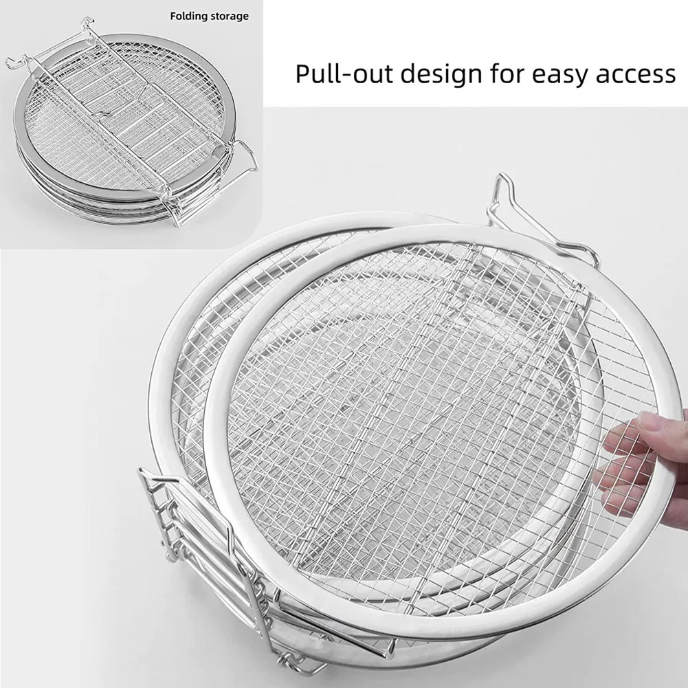 Dehydrator Rack, Rack for Ninja Foodi Accesories, Pressure Cooker and Air Fryer-Stainless Steel HOT
