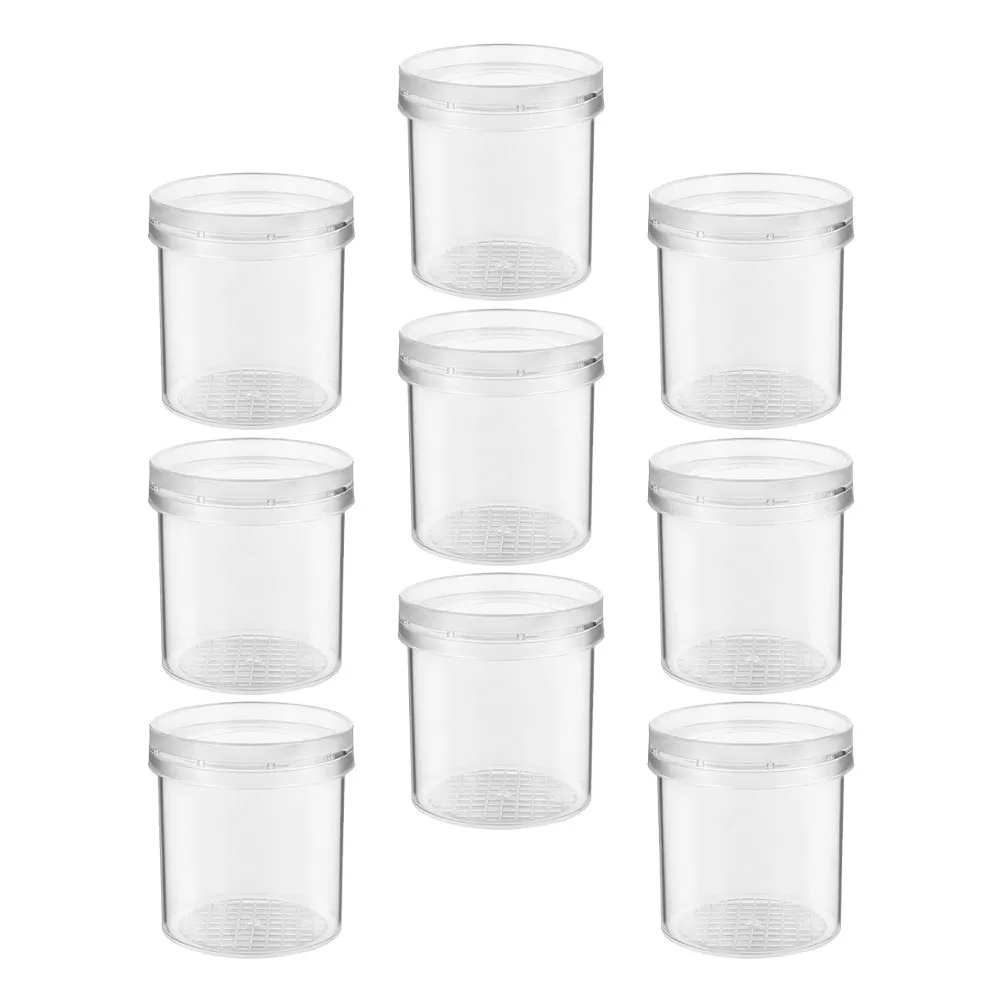 【Limited-time offer】 9 Pcs Insect Observation Cup High Transparency Portable Containers Multi-function Critter Boxes Children Collector Bug Feeding.