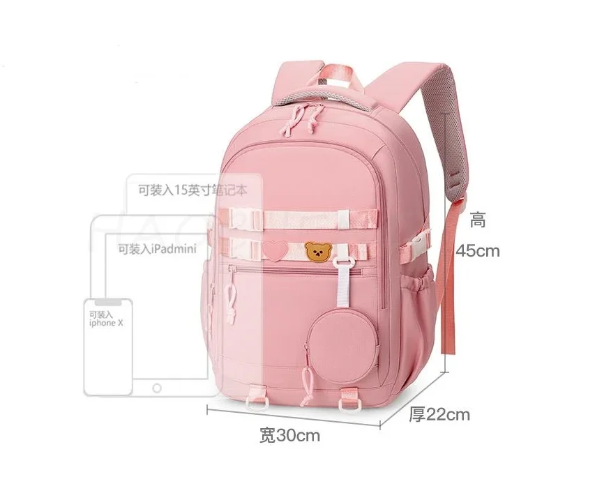 Zaino per bambini di grande capacità, borsa casual per libri, zaino scolastico carino con personaggi anime Kpop Demon Hunter, zaino alla moda con cartoni animati, regalo per bambini - immagine 2
