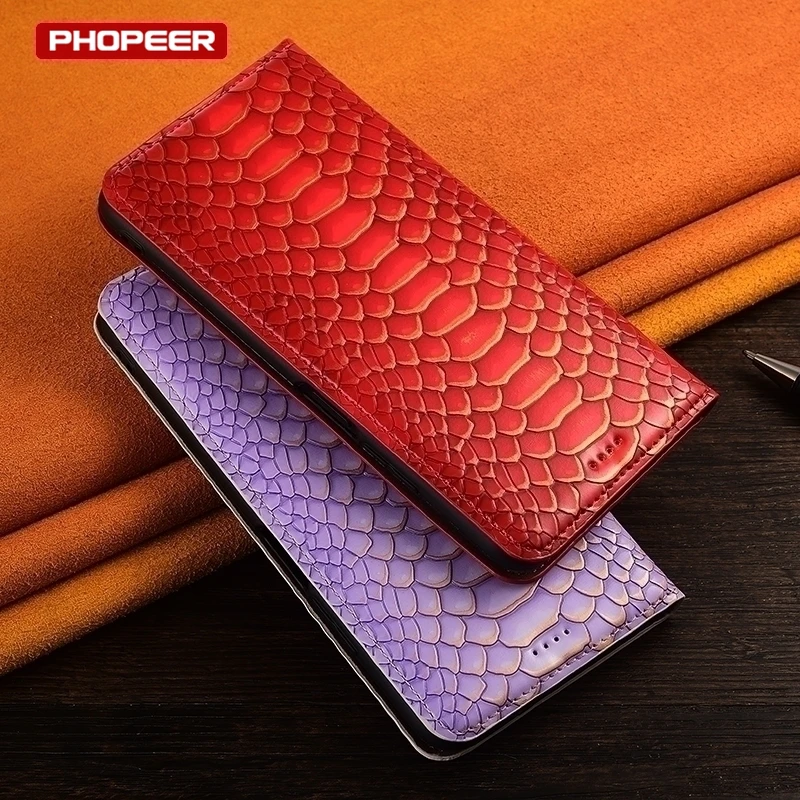 Elegant Leather Flip Wallet Phone Cover with Card Holder – Premium Book Design Case