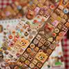 Retro Cute Y2K Glitter Die-cut Decoration Adhesive Tape Planner Handbook DIY Scrapbooking Journal Collage Material Stickers 6